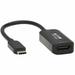 Tripp Lite U444-06N-HDR-B 1.2 6 in. 4K 60Hz USB C to HDMI Adapter Cable with 3 DP Male to Female Thunderbolt