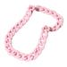 HEVIRGO Pet Collar European and American Style Holiday Dress-up Solid Color Pet Geometric Chain Necklace Pet Accessory Pink Resin