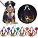 Gustave No Pull Pet Harness and Leash Set Reflective Dog Harnesses Adjustable Soft Padded Pet Puppy Vest No Choke Chest Harness for Small Medium Large Dogs (Red XL)