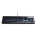Steelseries Apex 100 Gaming Keyboard - Tactile & Silent - Blue Led Backlit - Splash Resistant - Media Controls