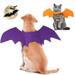 Cat Clothes Bat Wings Funny Dog Costume Artificial Wing Pet Cosplay Prop Halloween Clothes Cat Dog Costume