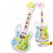 New Kids Guitar Kids Microphone with Stand Toddler Microphone Kids Guitar for Boys and Grils Children\ s Bass Guitar Speaker Microphone Set