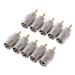 10 Pcs UHF PL-259 Male Solder RF Connector Plugs For RG8X Coaxial Coax Cable