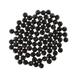 90PCS 16mm Colorful Glass Marbles Kids Marble Run Game Marble Solitaire Toy Accs Vase Filler & Fish Tank Home Decor - Black