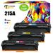 Toner Bank Compatible for HP 215A Toner Cartridge 3-Pack for HP W2311A W2312A W2313A 215A Color LaserJet Pro MFP M155 182 183NW Printer Ink Replace Part Cyan Magenta Yellow