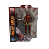 Disney Store Marvel Diamond Select Bleeding Iron Man Action Figure