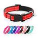 azuza Reflective Dog Collar Super Soft Neoprene Padded Dog Collars with ID Tag Ring for Small Medium Large Dogs