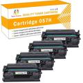 Toner H-Party Compatible Toner Cartridge with Chip for Canon 057H 057 CRG-057H Work with imageCLASS LBP227dw LBP226dw MF448dw MF445 MF449dw LBP223dw Laser Printer (Black 4-Pack)