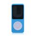 Thinsont Portable MP3 MP4 Radio Player Audio Recorder Hiking Running 5.0 Video Music Playing Speaker Build-in Mic Blue 64G