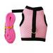 Small Pet Rabbit Harness And Leash Set Two-legged Chest Strap Outdoor Traction Rope Leash Clothes For Chinchilla Dutch Guinea Pig Breathable Mesh