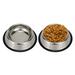Stainless Steel Bowl for Dogs Non-toxic Lightweight Cat Dish Pet Food and Water Bowls with Non Slip Anti Skid Stackable