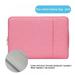 Laptop Sleeve Bag Case11-15.6 Inch Soft waterproof Laptop Protective Bag for Samsung Macbook Apple Acer Lenovo anti-theft Portable Laptop Sleeve Liner Package Notebook Case pink