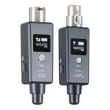 Vistreck 1 Pair Microphone Wireless System Micphone Wireless System UHF DSP & Receiver Mic/Line Two Modes for Dynamic/Condenser Microphone