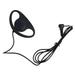 1-Pin 3.5mm Jack D-Shape Listen Only Earpiece Headset for Two Way Radios Walkie Talkie Radio