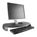 CRT-LCD Stand w- Keyboard Storage- 23in.x13-.25in.x3in.- Black
