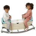 Little Tikes Teeter Totter Wooden Ride On Toy and Storage Bench Children Kids Boys & Girls Ages 3 - 5