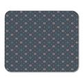 KDAGR Mini Shabby Chic Pattern Block of Cute Liberty Flowers Floral Allover Millefleurs Simple Indigo Dye Mousepad Mouse Pad Mouse Mat 9x10 inch