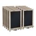 Flash Furniture Canterbury 12 x 17 Weathered Tabletop Magnetic Chalkboards with Metal Scrolled Legs Hanging Wall Chalkboards Countertop Memo Boards Set of 10