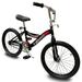 Tracer Logan BMX Freestyle 20 Inch Kids Bike with Bicycle Kickstand and Coaster Brake Boy and Girls Age 5 to 9 Black Color