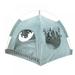 Pet Tent Cave Bed for Cat Small Dog with Removable Washable Cushion Pillow Portable Folding Cat Tent Kitten Bed Cat Hut Microfiber Indoor Outdoor Pet Bed Tent Warm Cozy Cave Puppy House