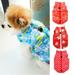 Cheers.US Cat Dog Hoodie Coat Pet Traction Buckle Dog Clothes Christmas Zipper Cotton Jacket Coat Clothes Warm Clothing for Small Dogs Winter