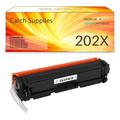 Catch Supplies 1-Pack Compatible Toner for HP 202X CF500X Color LaserJet Pro M254dw M254dn M254nw MFP M280nw M281fdw Printer Ink (Cyan)