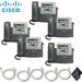 Cisco 7945G Unified IP Phone with Extra Cat5 Cables (5-Pack)