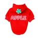 Baywell Dog Fruit Pattern Hoodie Dog Coat Soft Dog Hoodie Sweater Clothes for Small Dogs Puppy Animal Red L