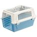 ATLAS Two Door Top Load Plastic Kennel & Pet Carrier Blue 19-Inch