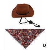 Dog cat Cowboy Hat Pet Costume Accessory For Dogs Holiday Cats Costumes new E9X7