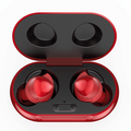 UrbanX Street Buds Plus True Bluetooth Wireless Earbuds For Tecno Pouvoir 3 Air With Active Noise Cancelling (Charging Case Included) Red