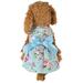 Dog Dress Pet Tutu Dress Floral Puppy Bow Knot Dress Cute Dog Princess Skirt Elegant Pet Summer Apparel Puppy Clothes for Small Dogs Cats Pets