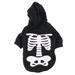 FRCOLOR Halloween Skeleton Dog Costumes Clothes Pet Jumpsuit for Small Medium Dogs