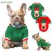 BadPiggies Pet Dog Fleece Sweater Winter Clothes Warm Thickening Coat Jacket Xmas Reindeer Pajamas for Puppy Small Dog Cat (L Red)