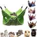 Visland Small Pet Cage Hammock Double Layer Sugar Glider Hammock Hamster Cage Accessories Bedding Cozy Small Animals Bed for Chinchilla Parrot Sugar Glider Ferrets Rat Hamster Rat Playing Sleeping