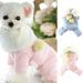 XWQ Pet Coat Turndown Collar Keep Warmth Skin-friendly Pet Dog Cats Warm Jumpsuits Outfit Pet Supplies