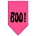 Boo! Screen Print Bandana Bright Pink Large