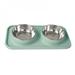 Dog Bowls Stainless Steel Dog Bowl With No Spill Dog Food Bowl Non-Slip Mat Feeder Bowls Pet Bowl for Dogs Cats