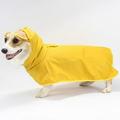 Catlerio Dog Raincoats for Dogs with Reflective Strip Hoodie Rain Poncho Jacket