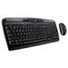 Logitech MK320 Wireless Keyboard + Mouse Combo 2.4 GHz Frequency/30 ft Wireless Range Black