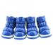 KOOYET Pet Autumn and Winter Snow Dog Boots Casual Dog Shoes Pet Slip-resistant Waterproof Shoes for Dog 4 Pcs/Sets