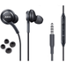 OEM InEar Earbuds Stereo Headphones for Philips W8578 Plus Cable - Designed by AKG - with Microphone and Volume Buttons (Black)