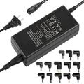 Huajiang Tech 90w Universal Ac Laptop Charger Power Adapter for HP Compaq Dell Acer Asus Toshiba IBM Lenovo Samsung Sony Fujitsu Gateway Notebook Ultrabook