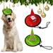 Deyuer Dog Christmas Hat Adjustable Wide Brim Ultra-Light Non-Fading Wear Resistant Dress Up Polyester Dog Cat Christmas Cosplay Hat Headdress Pet Accessories