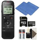 Sony ICD-PX470 Stereo Digital Voice Recorder with 16GB Cleaning Kit