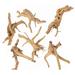 TONKBEEY Aquarium Driftwood 6 Pieces Wood Ornament Natural Branches Decorations 4in-6in
