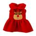 HOTWINTER Christmas Dogs Reindeer Costume for Small Dog Christmas Girl Dog Sweater Coat Dress Puppy Skirts Dog Princess Dress Clothes Boy Dog Hoodies Sweater Coats for Small Dogs Xmas Gift