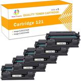 Toner H-Party Compatible for Canon 121 Toner Cartridge Black for Canon CRG-121 Toner Cartridge 121 for Use with Canon Image CLASS D1620 1650 CRG121 Printer Ink Black 5-Pack