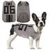 QBLEEV Small Dogs Vest Puppy Clothes Gray Cotton Pet Tee Costume T-Shirt Vest Apparel Fit for Spring Summer Fall Breathable Stretchy Machine Wash XS