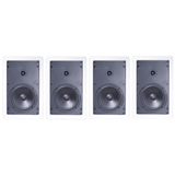 Klipsch 6-1/2 2 Way Natural Surround Sound in-wall Speaker System (Set of 4)